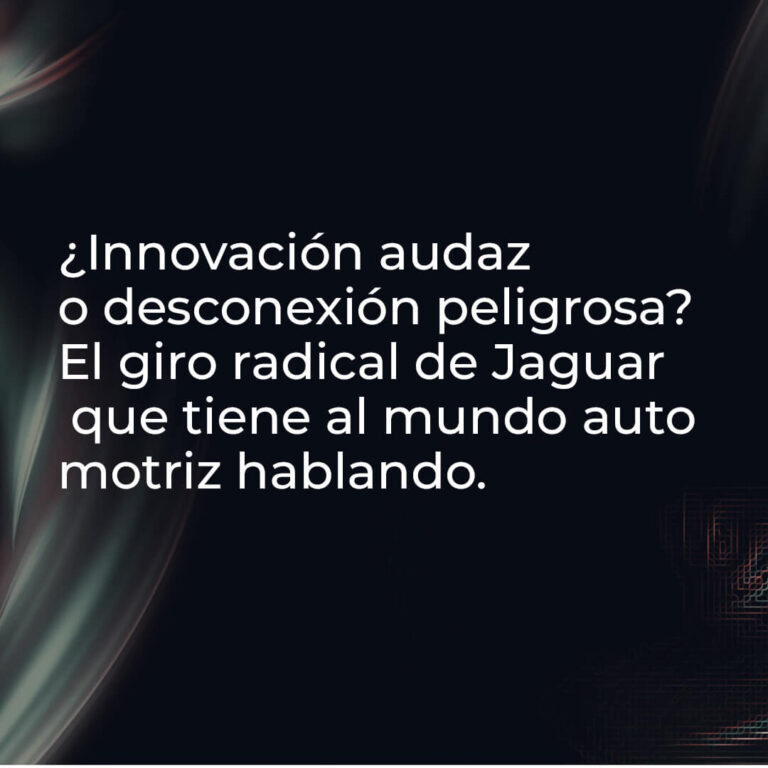 El riesgo de Jaguar: ¿Rebranding visionario o un salto al vacío?